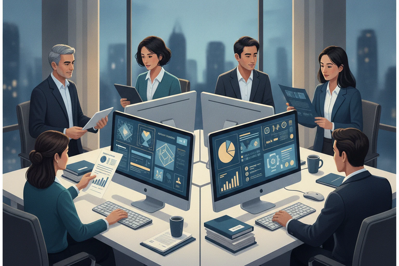 Billing Operations: Quality Review Cadence editorial illustration