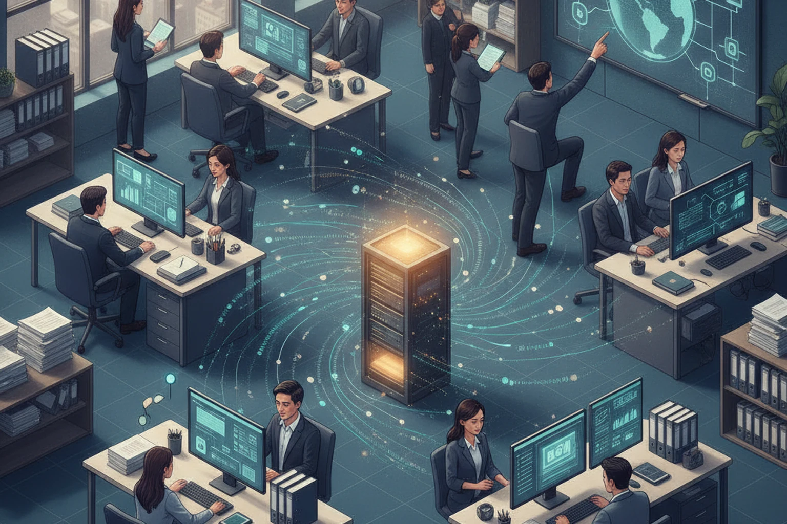 Billing Operations: Source of Truth Map editorial illustration