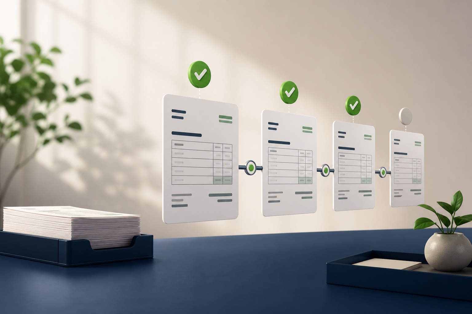 Billing Operations: Invoice Lineage Check editorial illustration