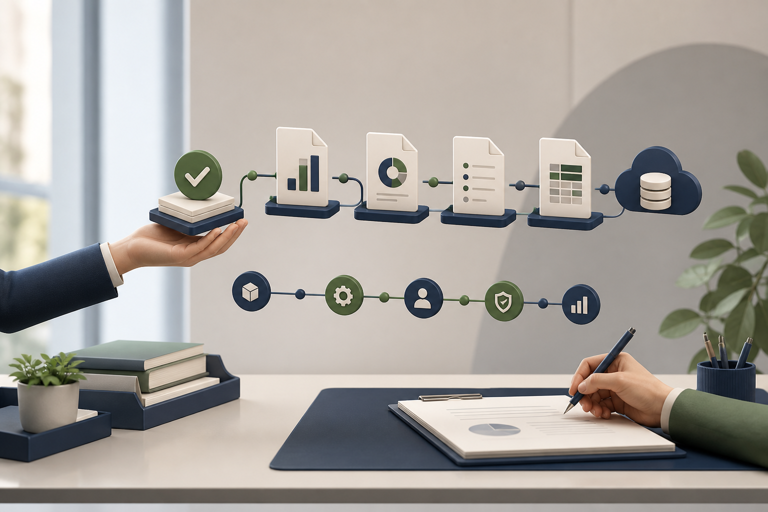 Billing Operations: Revenue Recognition Handoff editorial illustration